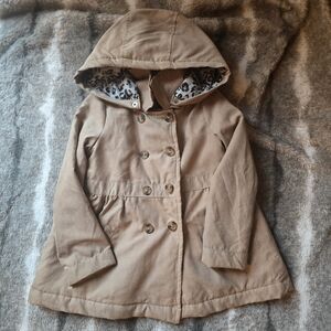 Tahari Tan Kids Jacket with Patterned Lining